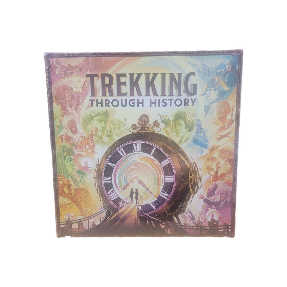 Trekking Through History Strategic Time Travel Board Game - New & Sealed